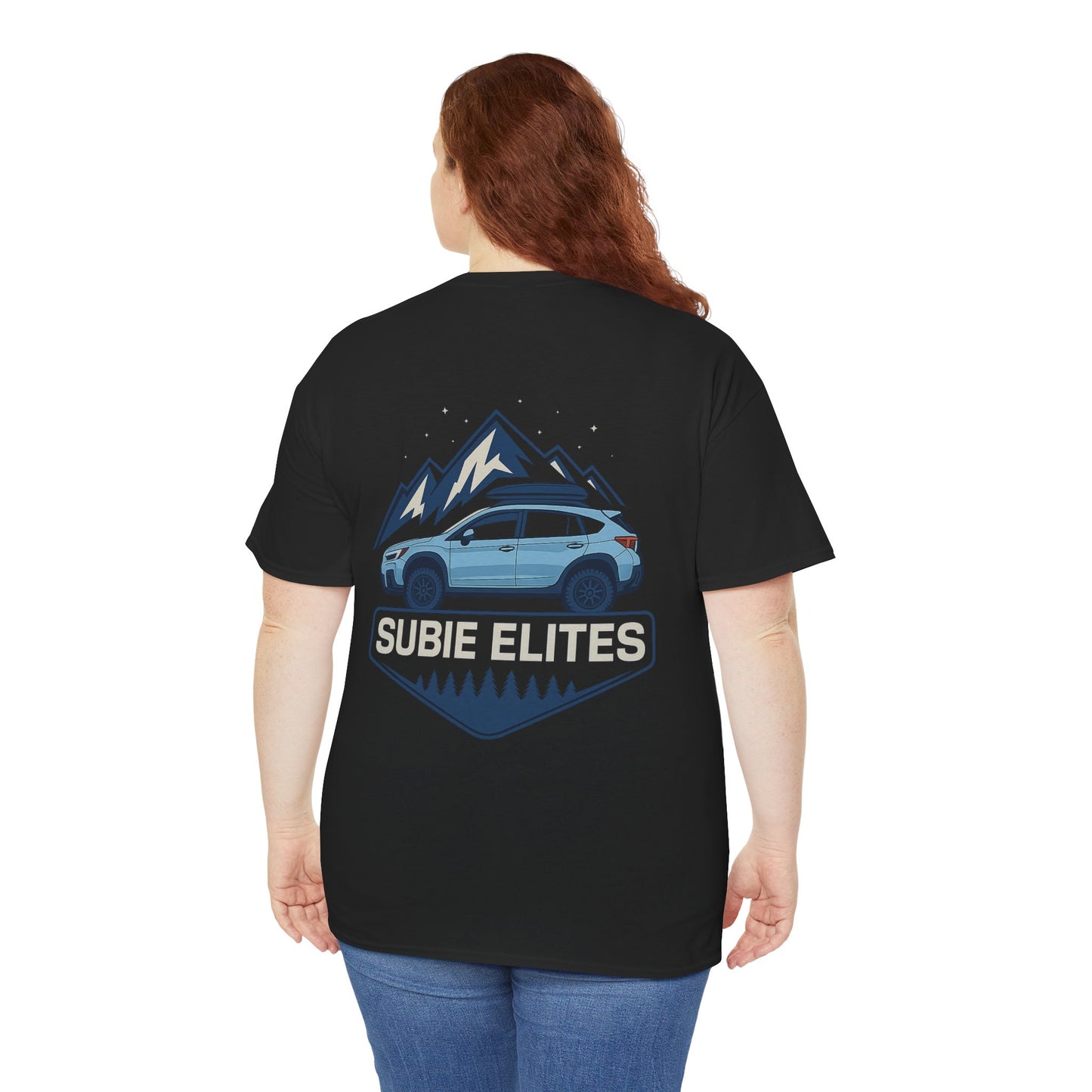T-Shirt for Subaru Enthusiasts - Subie Elites Lifted Crosstrek Design