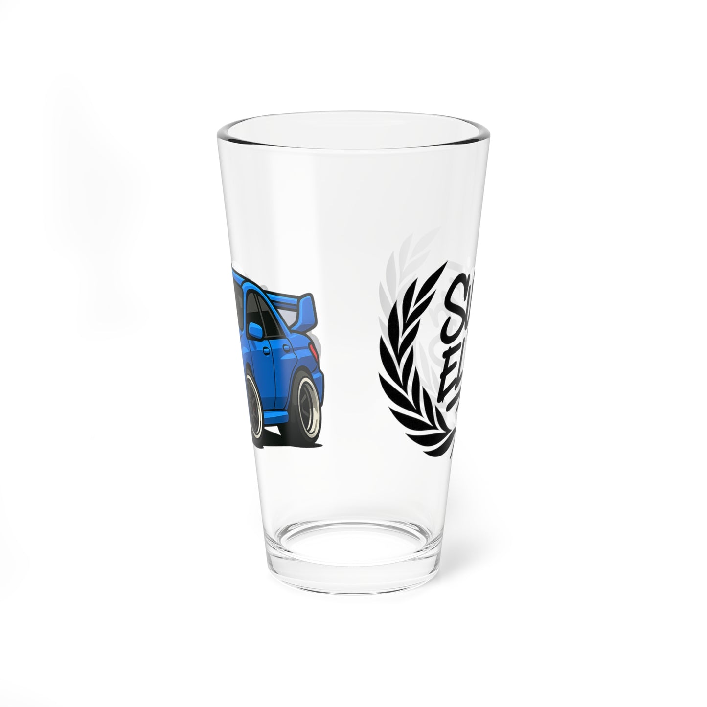 Subie Elites Wrx Sti Drinking Glass 16 oz