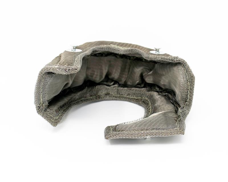 Subaru WRX thermal turbo blanket showing the interior view of the Torque Solution Thermal Turbo Blanket for 2015+ models.