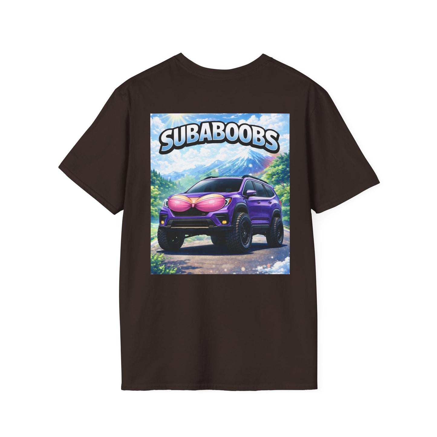 SubaBoobs Ascent Subaru Graphic T-Shirt – "Subie Elites" Back Print Car Tee
