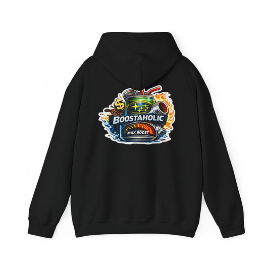 Boostaholic Racing Hoodie — Max Boost Subaru Graphic Hoodie