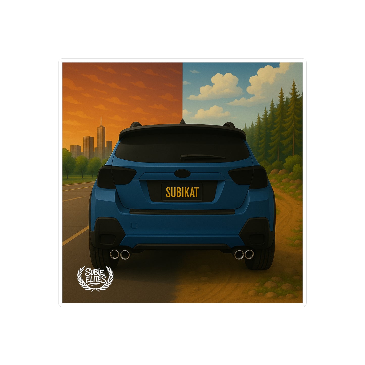 Subaru Sticker AMBASSADOR STICKER- SUBIETREKGRL