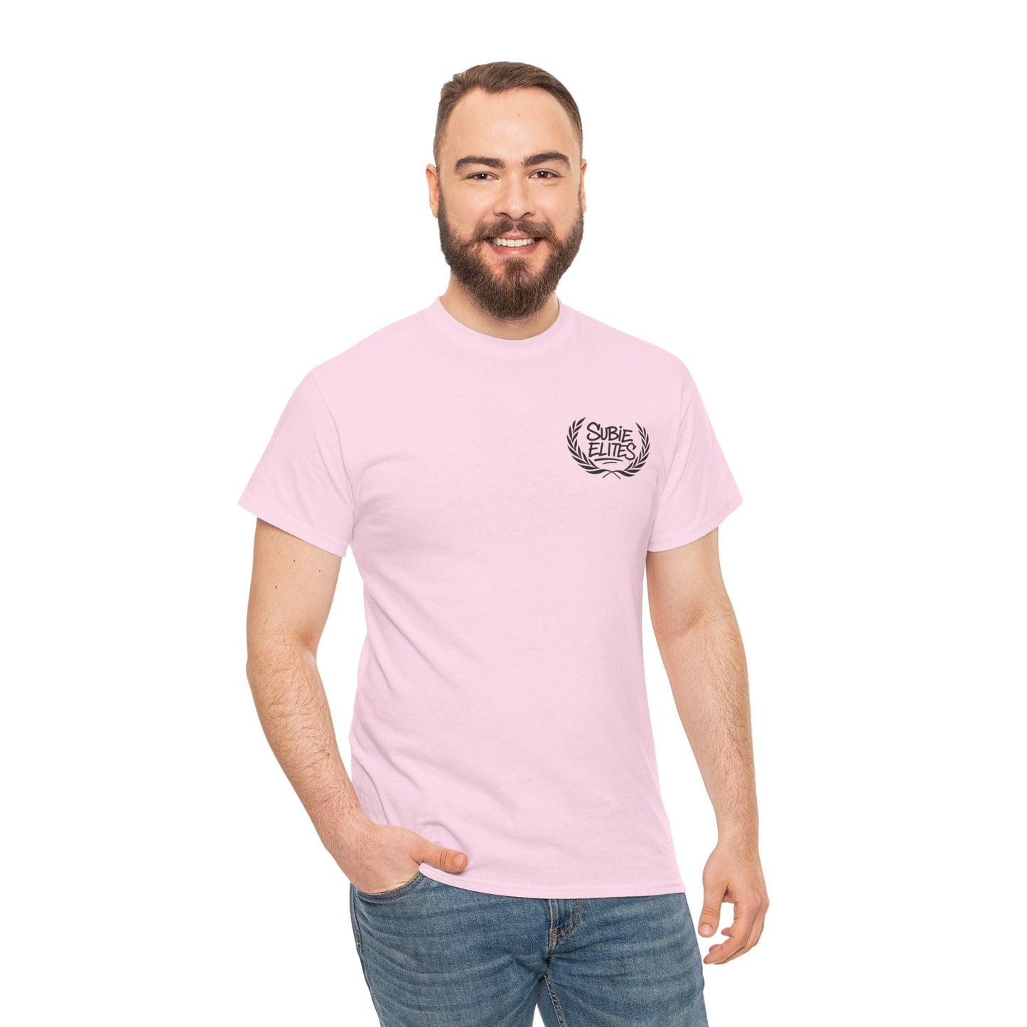 Subie Elites Unisex Heavy Cotton Tee | Casual Graphic Tee for Car Enthusiasts, Perfect Gift for Birthdays, Car Shows, and Everyday Wear