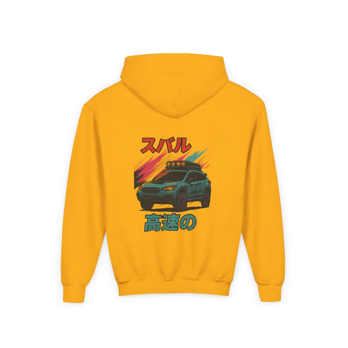 Subaru Racing Youth Hoodie - Cool Black Sweatshirt with Japanese Design