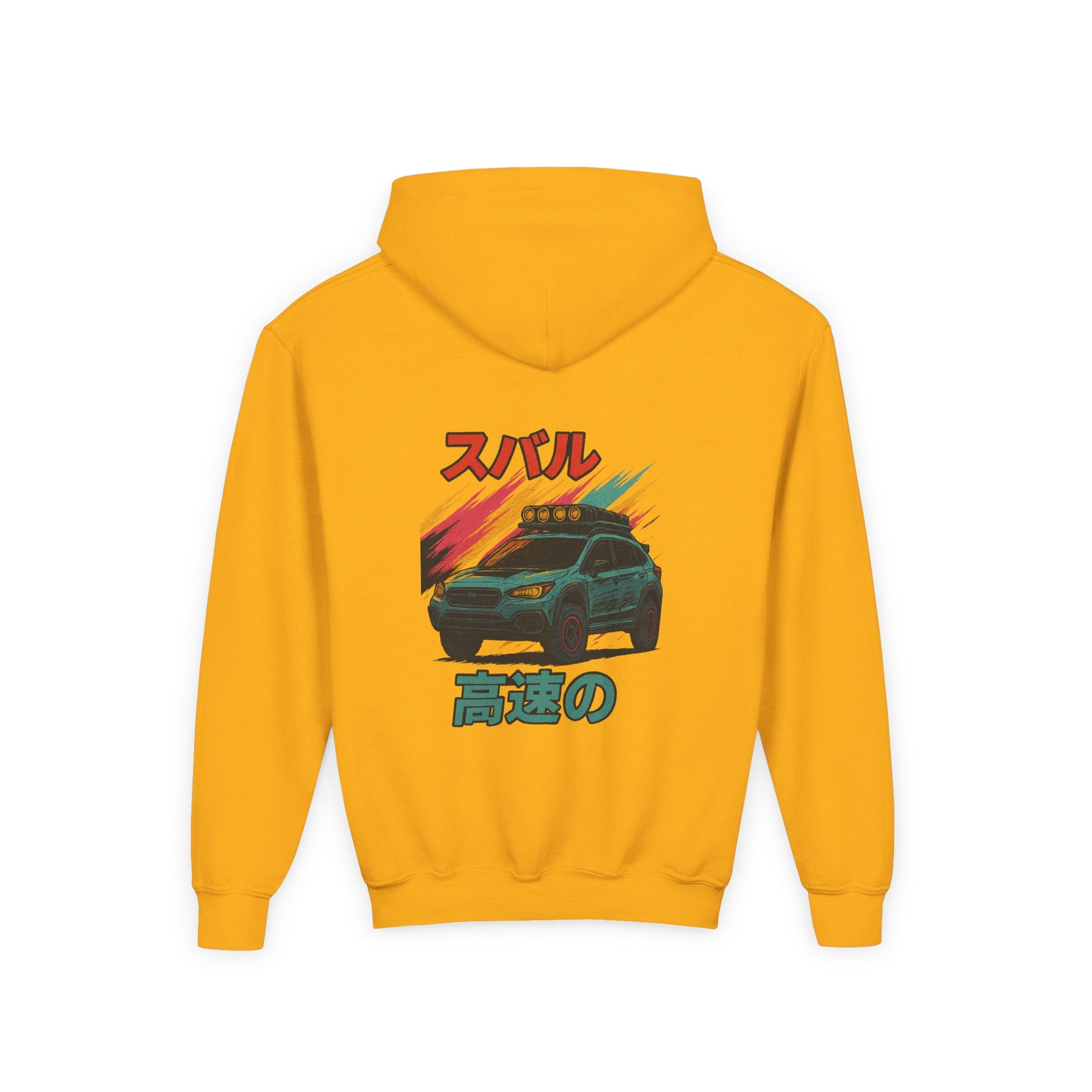 Subaru Racing Youth Hoodie - Cool Black Sweatshirt with Japanese Design