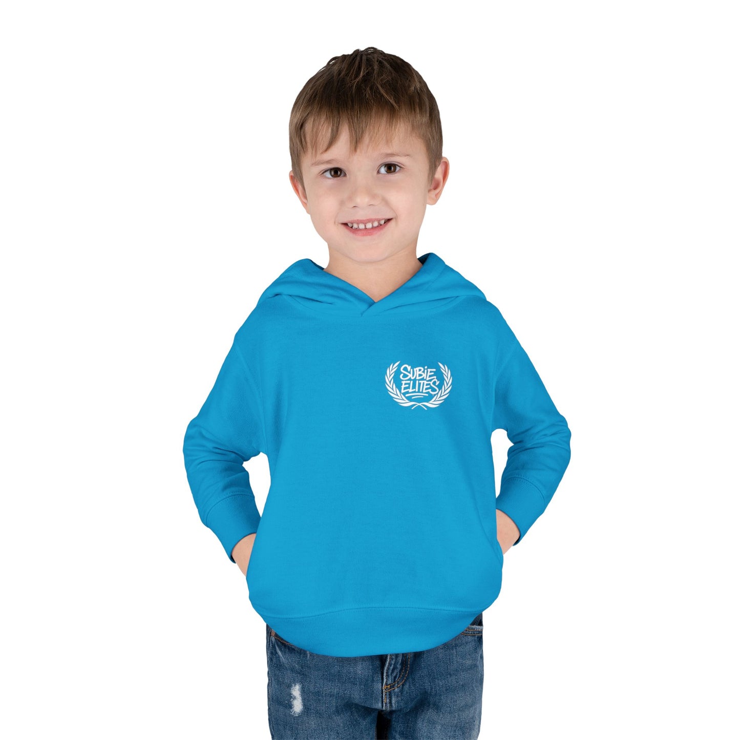 Kids' Fleece Hoodie - Retro Racing Design