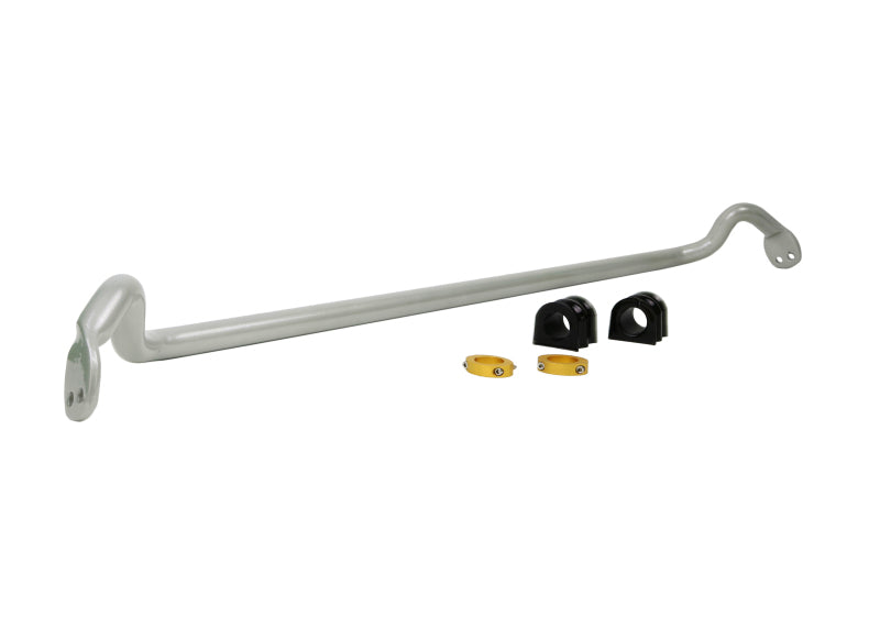 Whiteline 27mm adjustable sway bar with mounts and bushings for enhanced vehicle handling and performance.