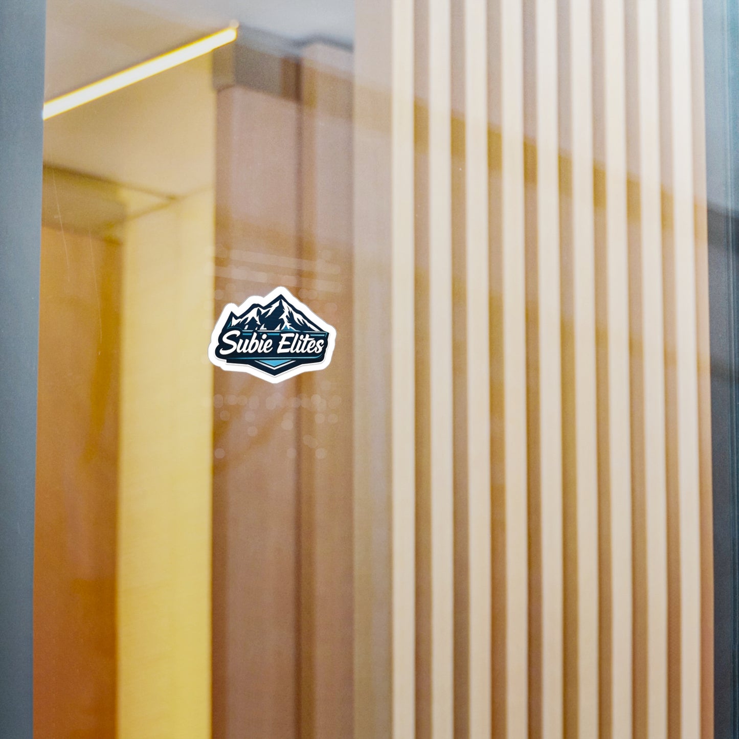 Subie Elites Mountain Logo Vinyl Sticker —Subaru Enthusiast Car & Window Decal