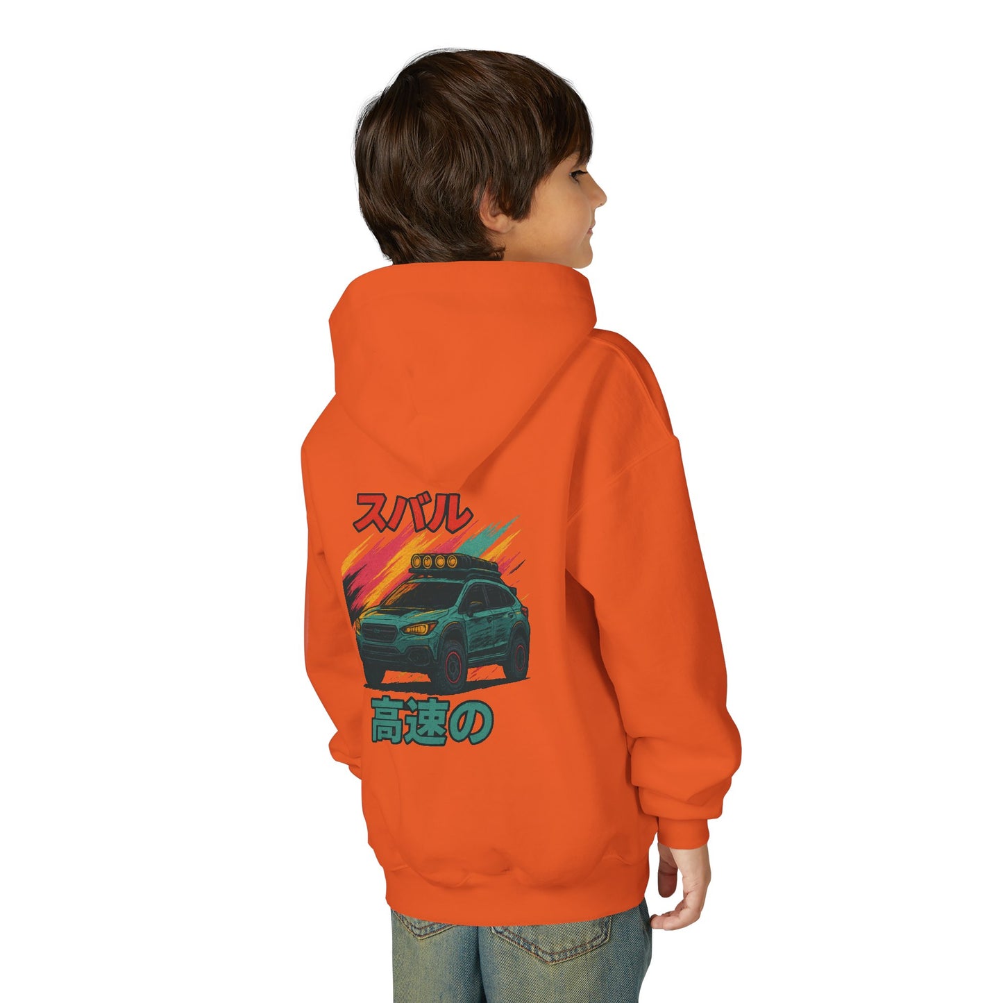 Subaru Racing Youth Hoodie - Cool Black Sweatshirt with Japanese Design