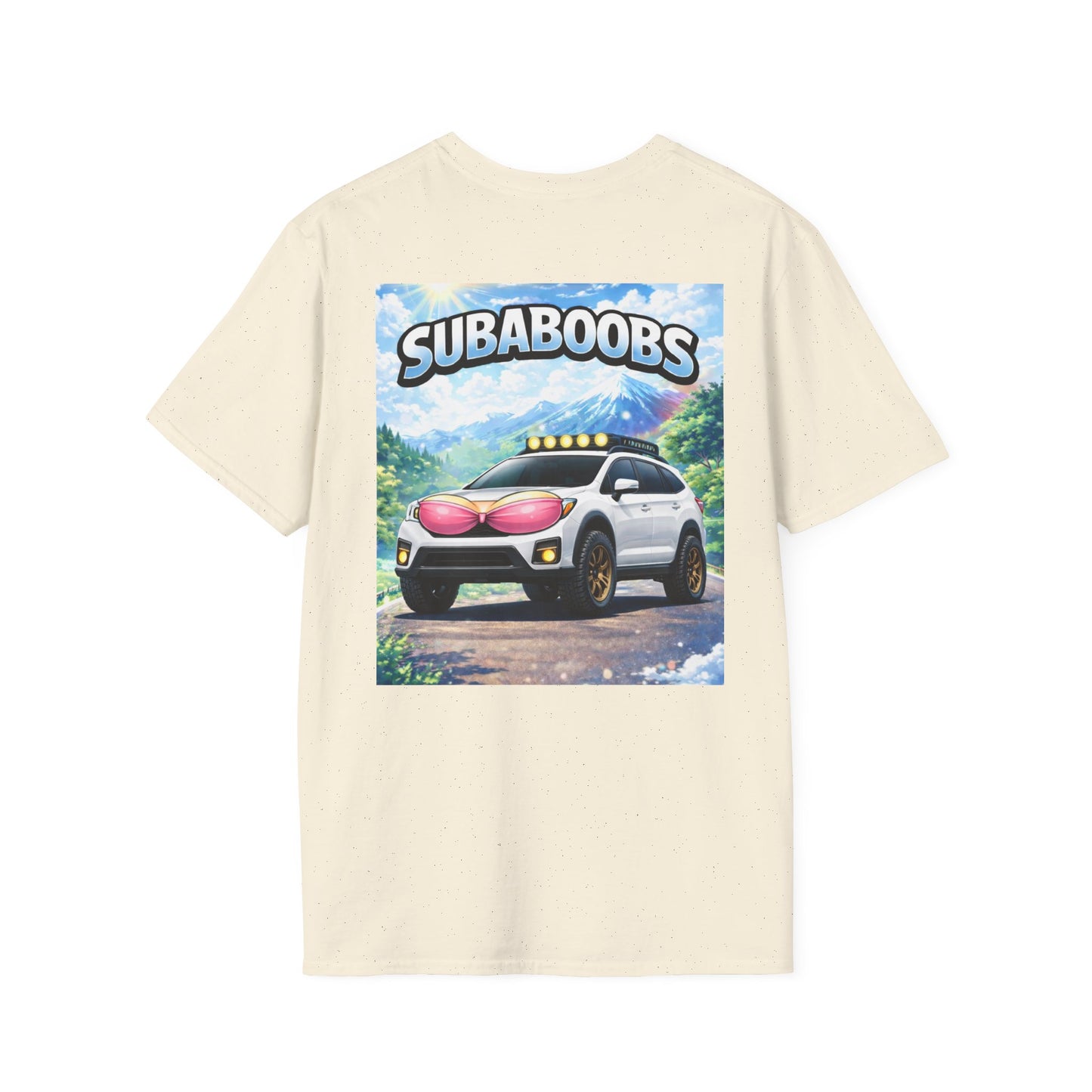 SubaBoobs Crosstrek Subaru T-Shirt — 'Subie Elites' Black Car Graphic Tee