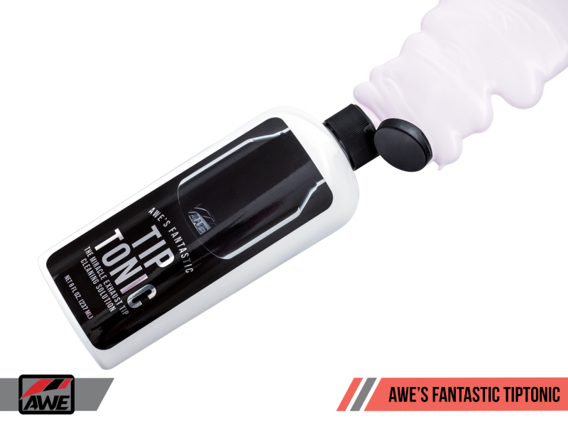 AWE TipTonic cleaning solution bottle for perfect finish and grime removal without harsh chemicals.