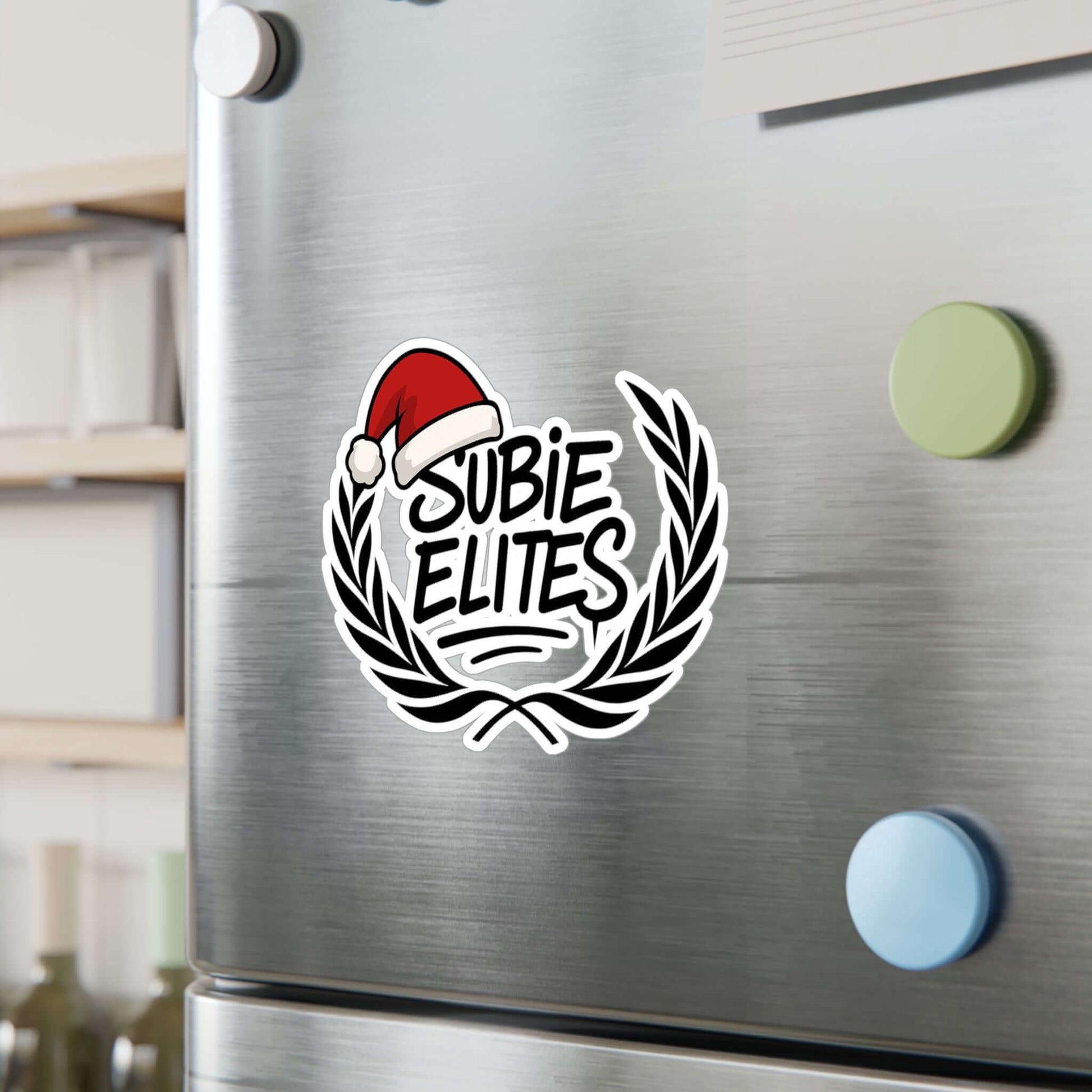 Subie Elites Holiday Crest Sticker
