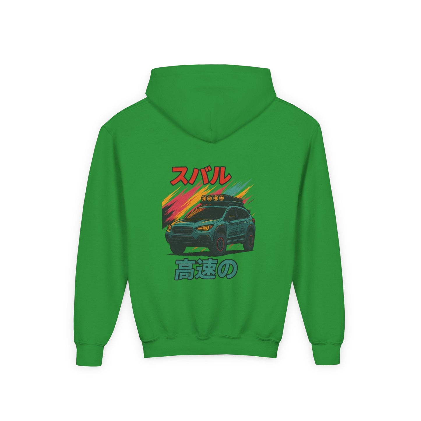 Subaru Racing Youth Hoodie - Cool Black Sweatshirt with Japanese Design