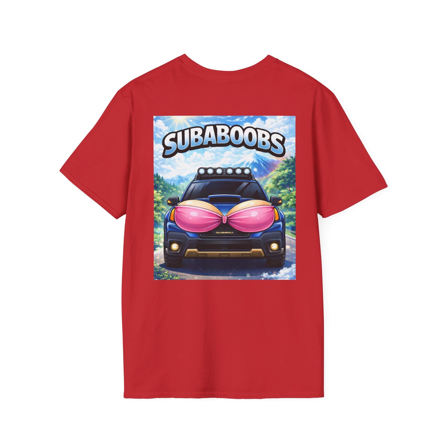 SubaBoobs Outback Wilderness Subaru Tee — 'Subie Elites' Graphic Car T-Shirt