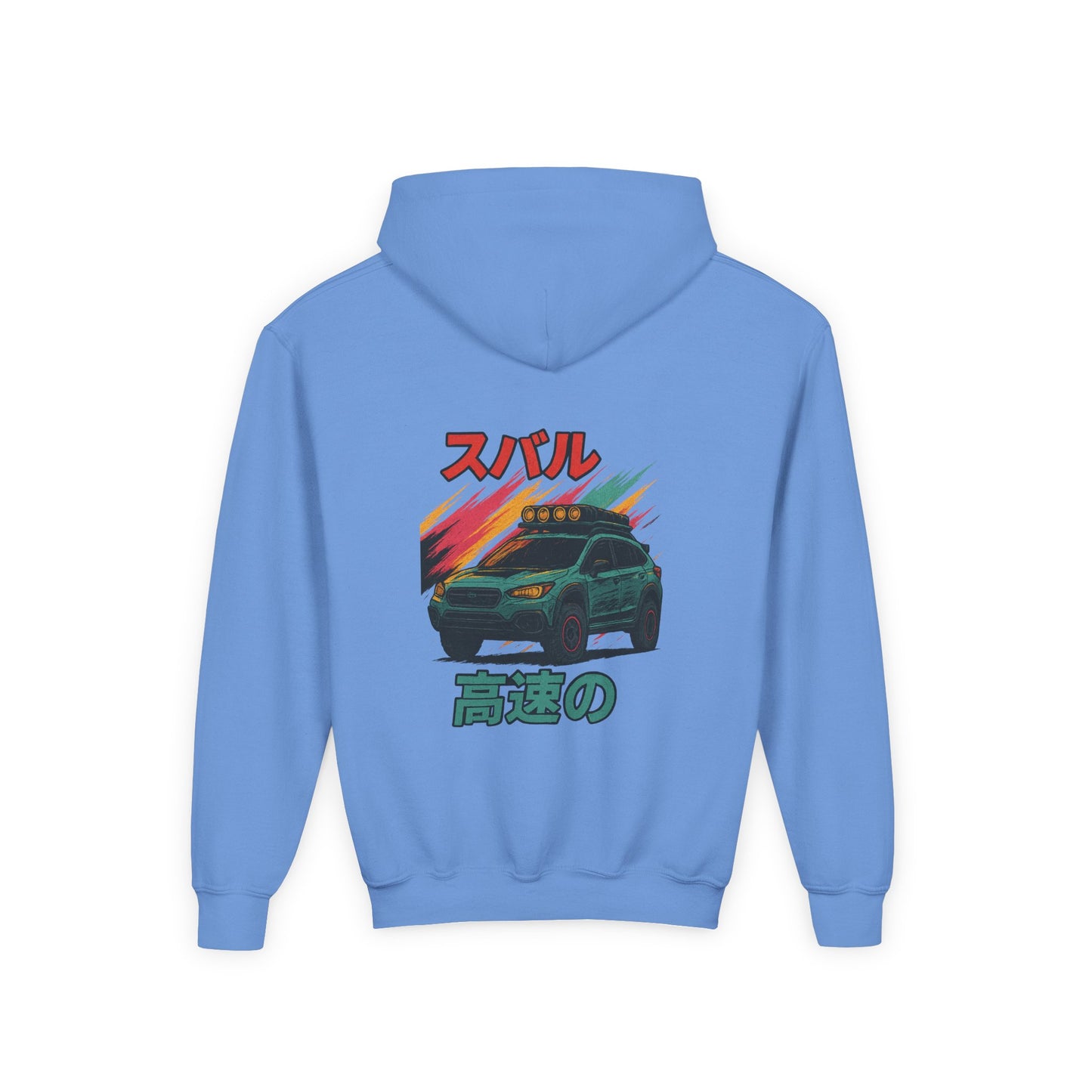 Subaru Racing Youth Hoodie - Cool Black Sweatshirt with Japanese Design