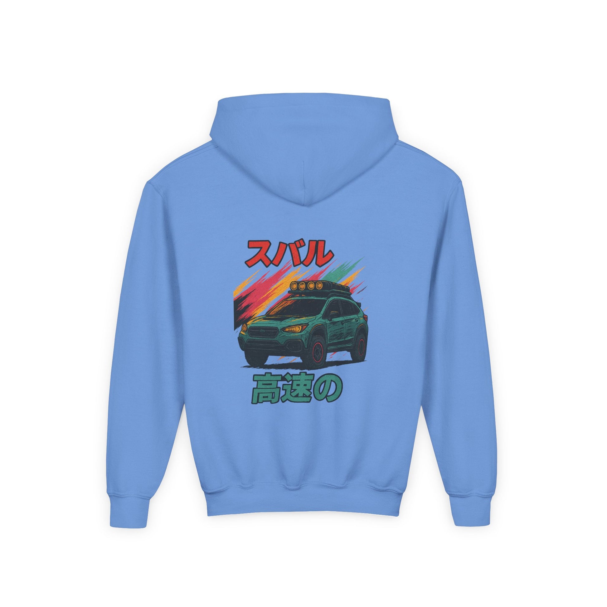 Subaru Racing Youth Hoodie - Cool Black Sweatshirt with Japanese Design