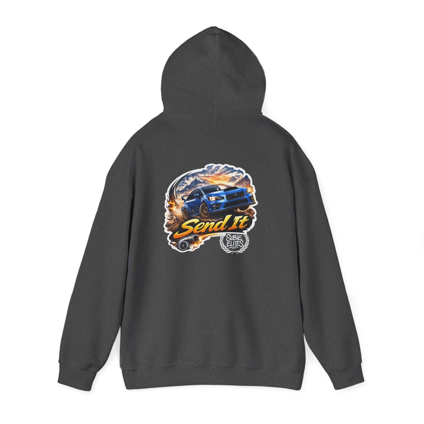 Subie Elites "Send It" Subaru WRX Hoodie — Car Graphic Pullover