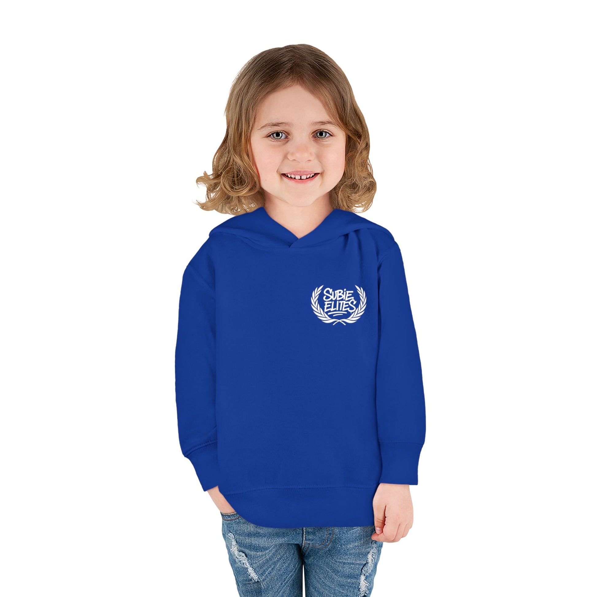Kids' Fleece Hoodie - Retro Racing Design