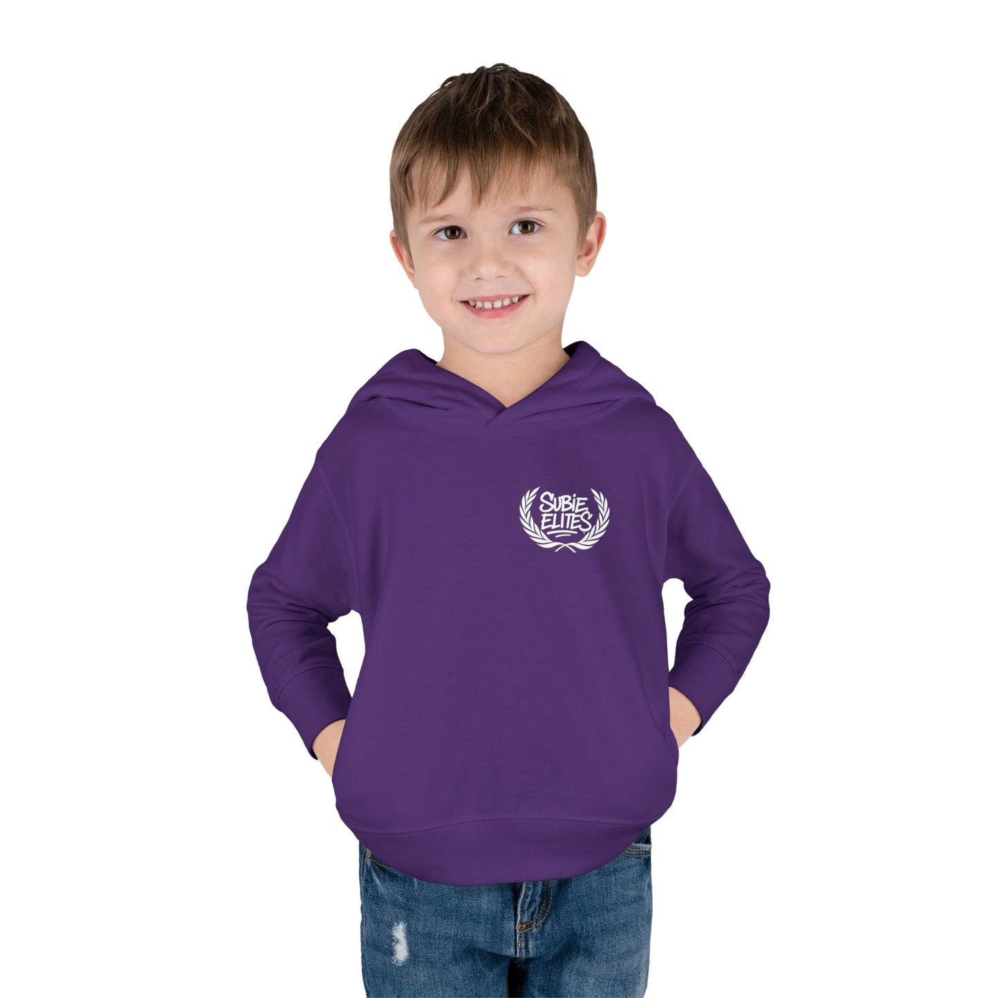 Kids' Fleece Hoodie - Retro Racing Design