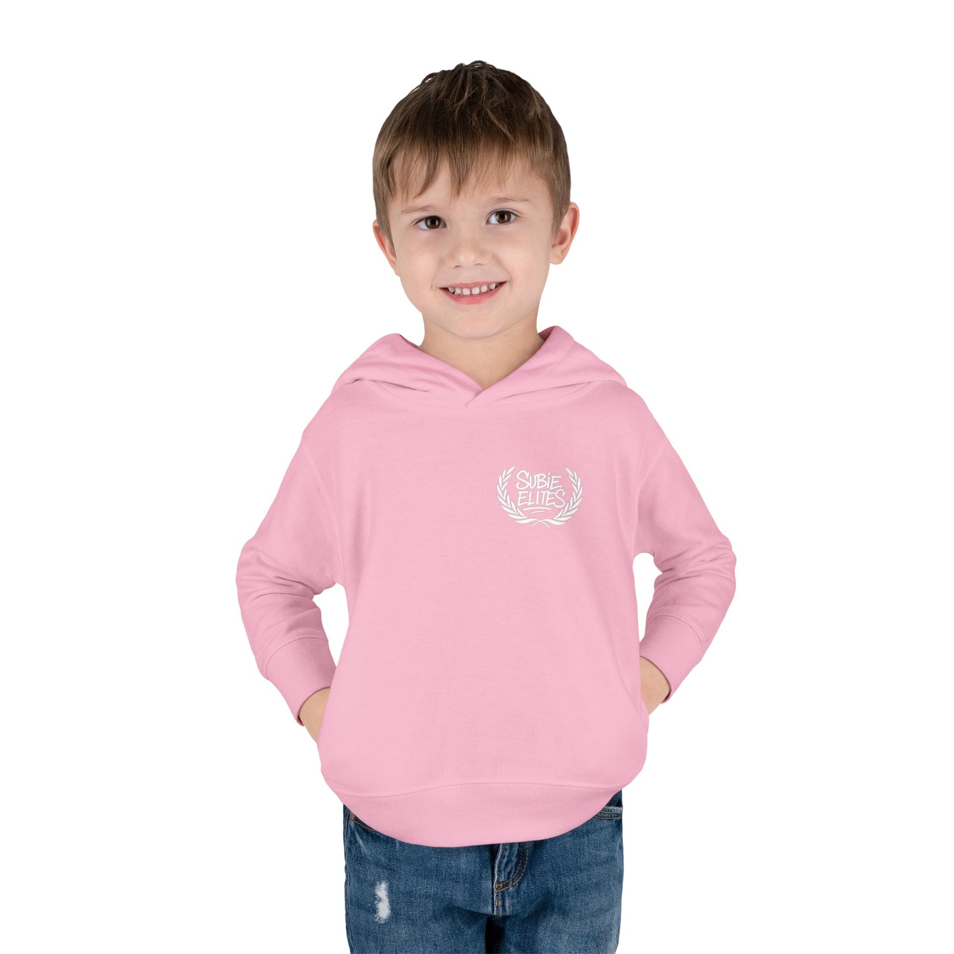 Kids' Fleece Hoodie - Retro Racing Design