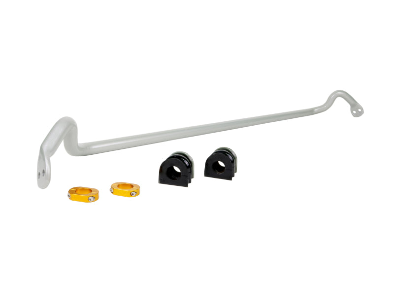 Subaru STi adjustable sway bar with mounting brackets and bushings for enhanced cornering grip and performance.
