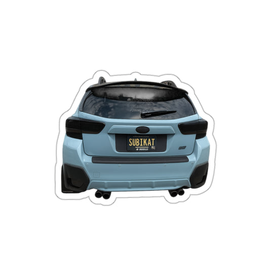 Car Enthusiast Die-Cut Stickers - Subikat Design for Automotive Lovers