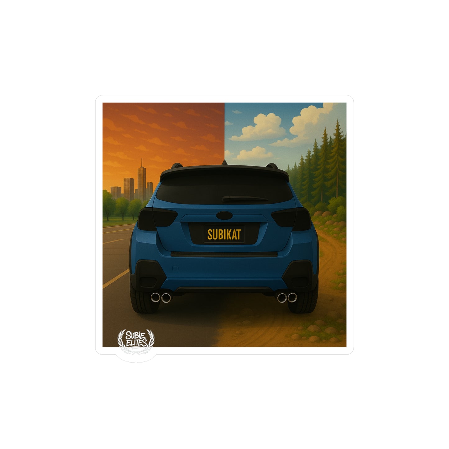Subaru Sticker AMBASSADOR STICKER- SUBIETREKGRL