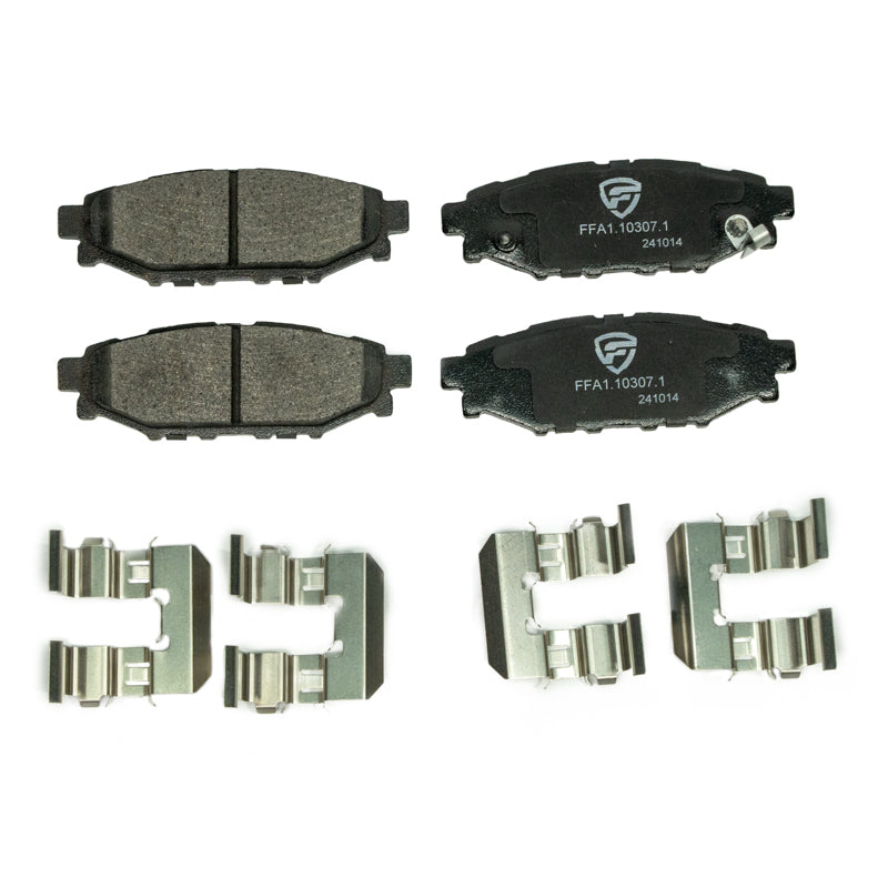 FactionFab V2 Brake Pads - 2008-21 Subaru WRX - Rear