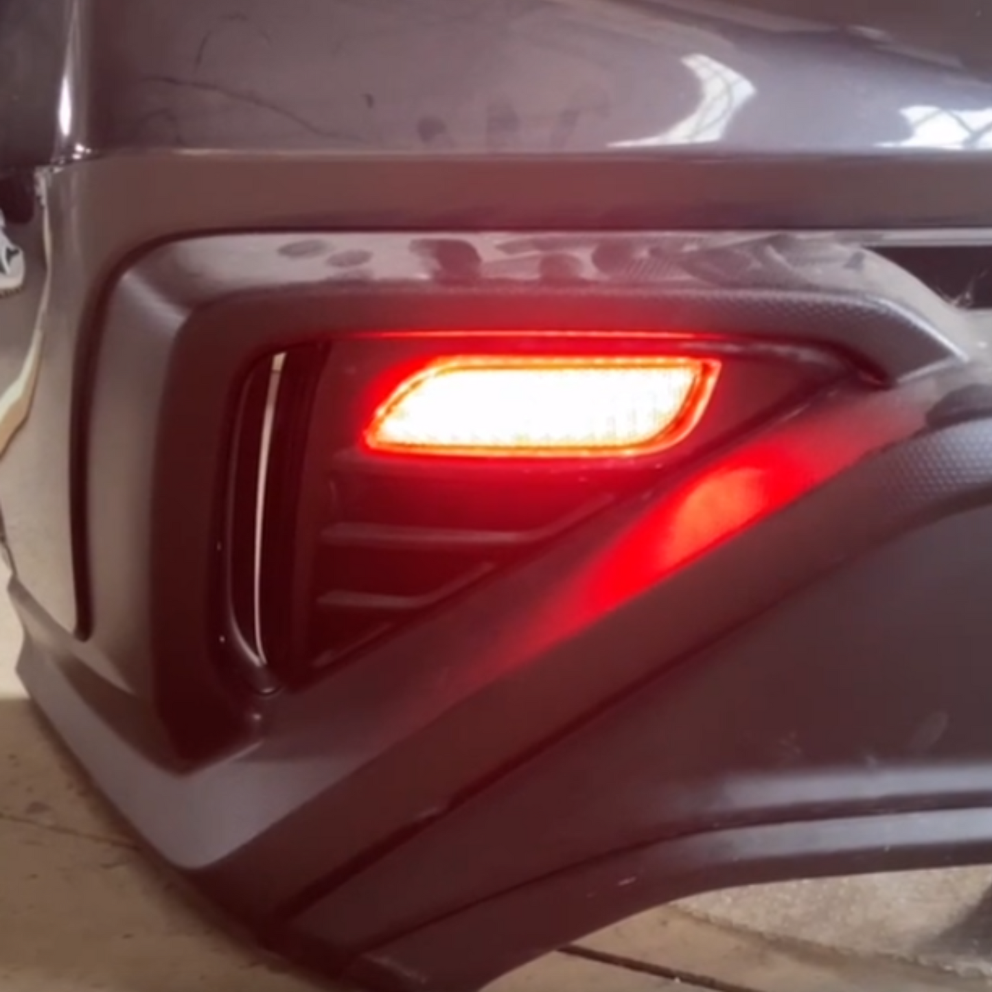 JDMuscle [22-25 WRX] JDM Style Rear Bumper Reflector LED Light | DRL+BRAKE