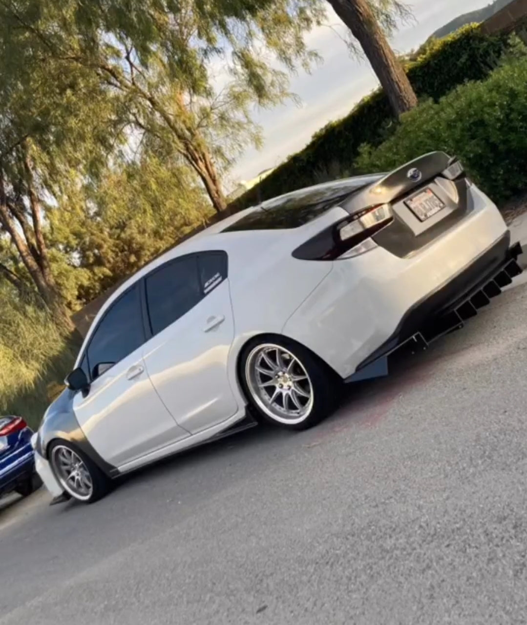 2017-2023 Subaru Impreza Sedan Rear Diffuser V1