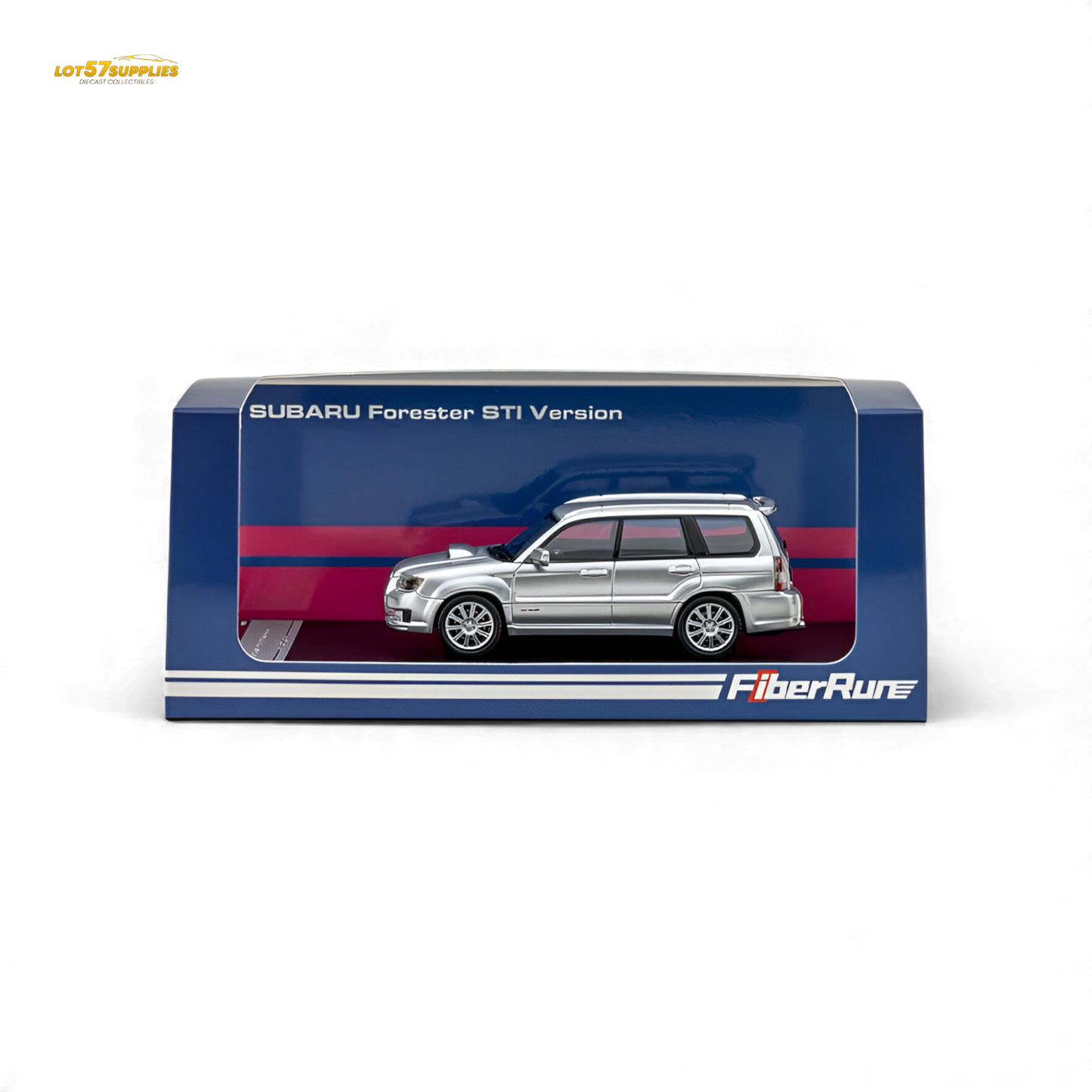 (Pre-Order) Fiberrun Subaru Forester Silver 1:64
