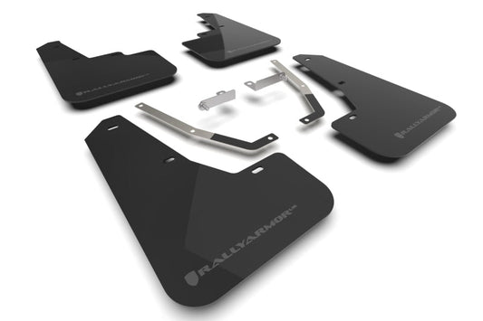 Rally Armor 24-26 Subaru Crosstrek Black UR Mud Flap Grey Logo