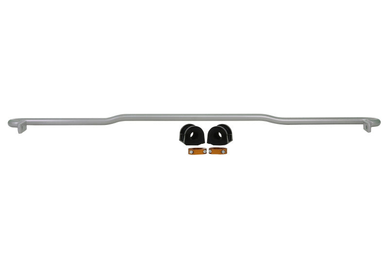Whiteline Subaru WRX rear sway bar with brackets, designed for improved handling and grip.
