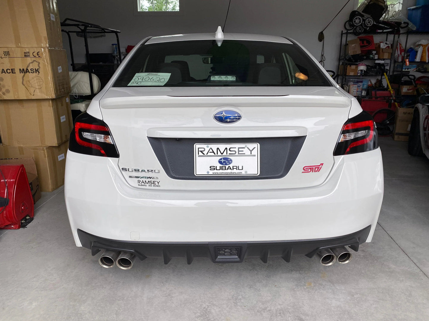 Aftermarket Taillight Style Overlays - 2015-2021 Subaru WRX / STI