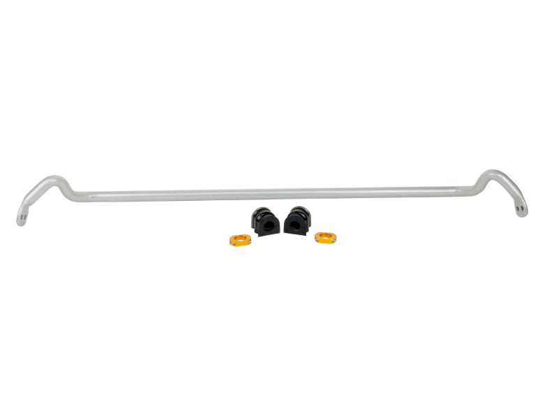 Subaru STi adjustable sway bar with bushings and hardware for improved cornering grip and performance.