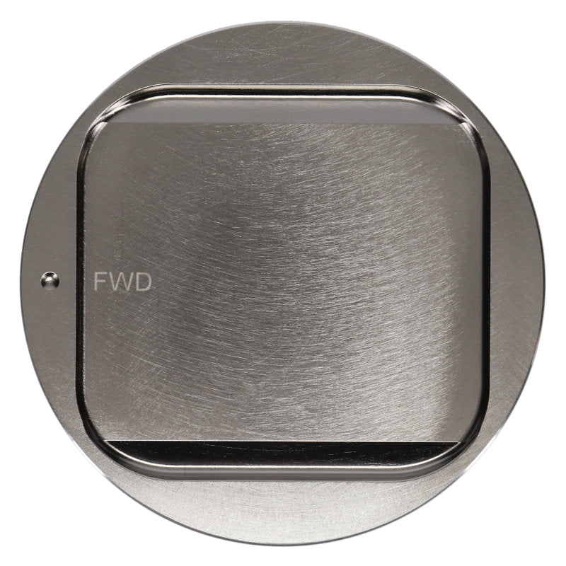 Subaru WRX piston kit 8.4:1 CR featuring a high-performance design in a sleek metal finish.