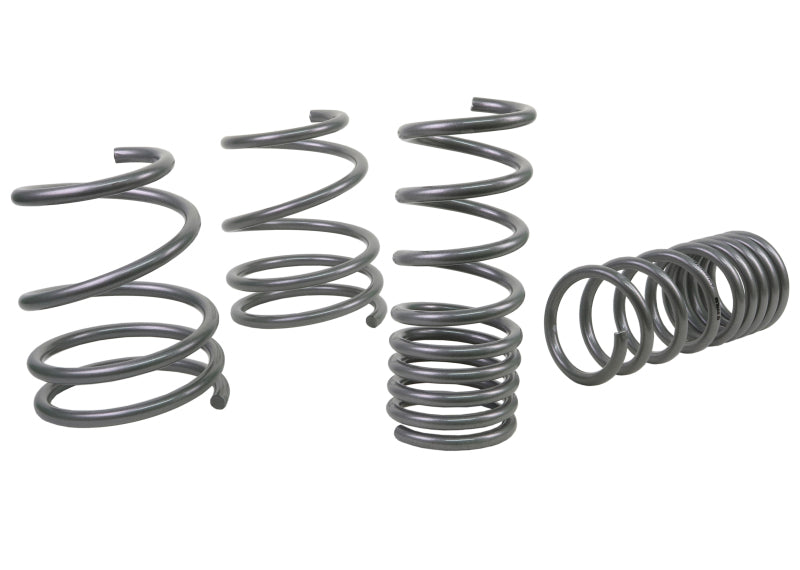 Subaru STI performance lowering springs - Whiteline performance coil springs for improved handling and appearance.