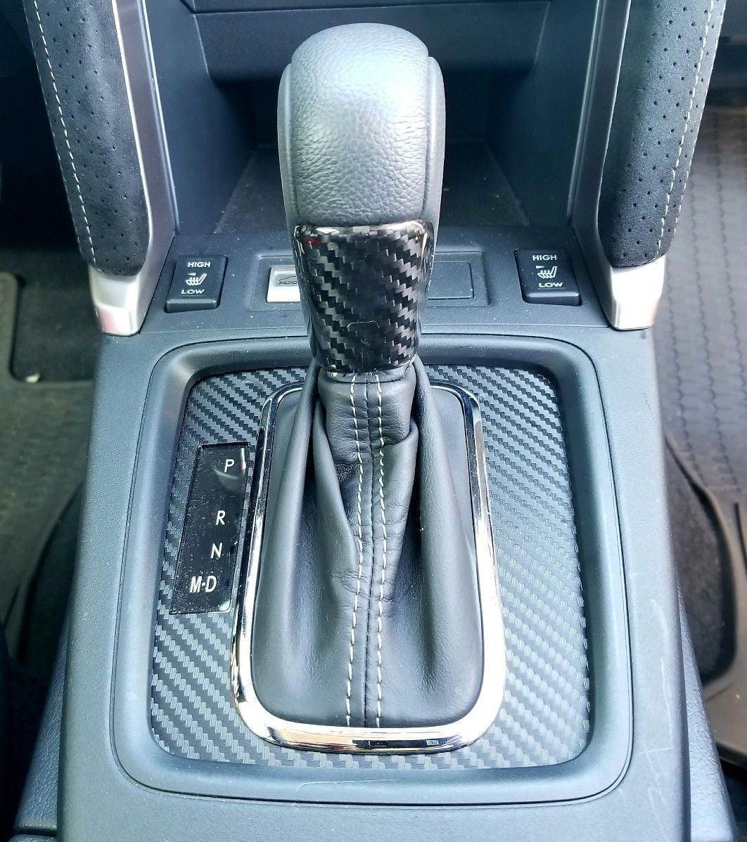 CVT Shifter Overlay (3D Carbon) - 2015-2021 Subaru WRX / 2014-2017 Forester / 2013-2017 Crosstrek XV