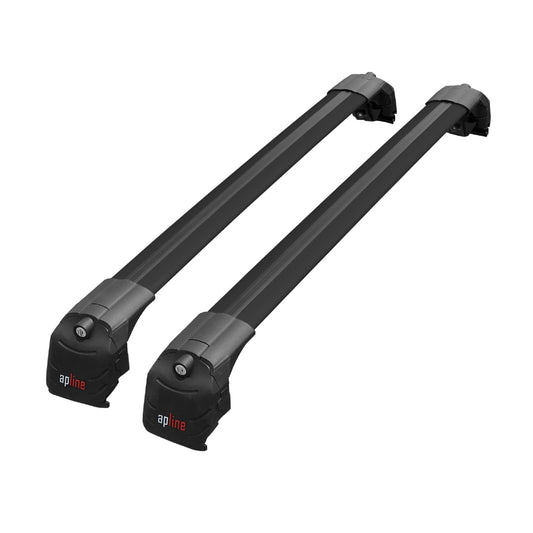 Compatible with Subaru Forester 2024-2025 ACE-2 Car Roof Rack Cross Bar Black Aluminium 2 Bars
