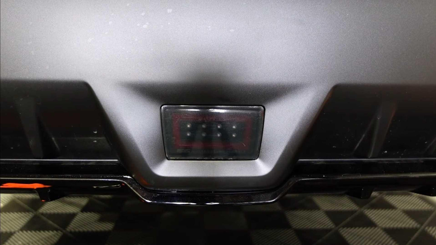 Subaru Overlay F1 / Rear Fog Light Overlay for 2015-2024 Subaru WRX / STI in a sleek black finish.