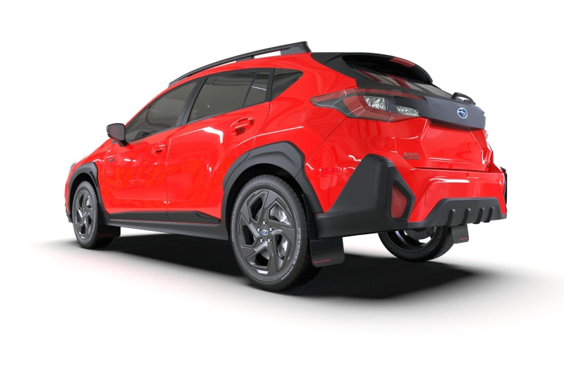 Rally Armor 24-26 Subaru Crosstrek Black UR Mud Flap Grey Logo