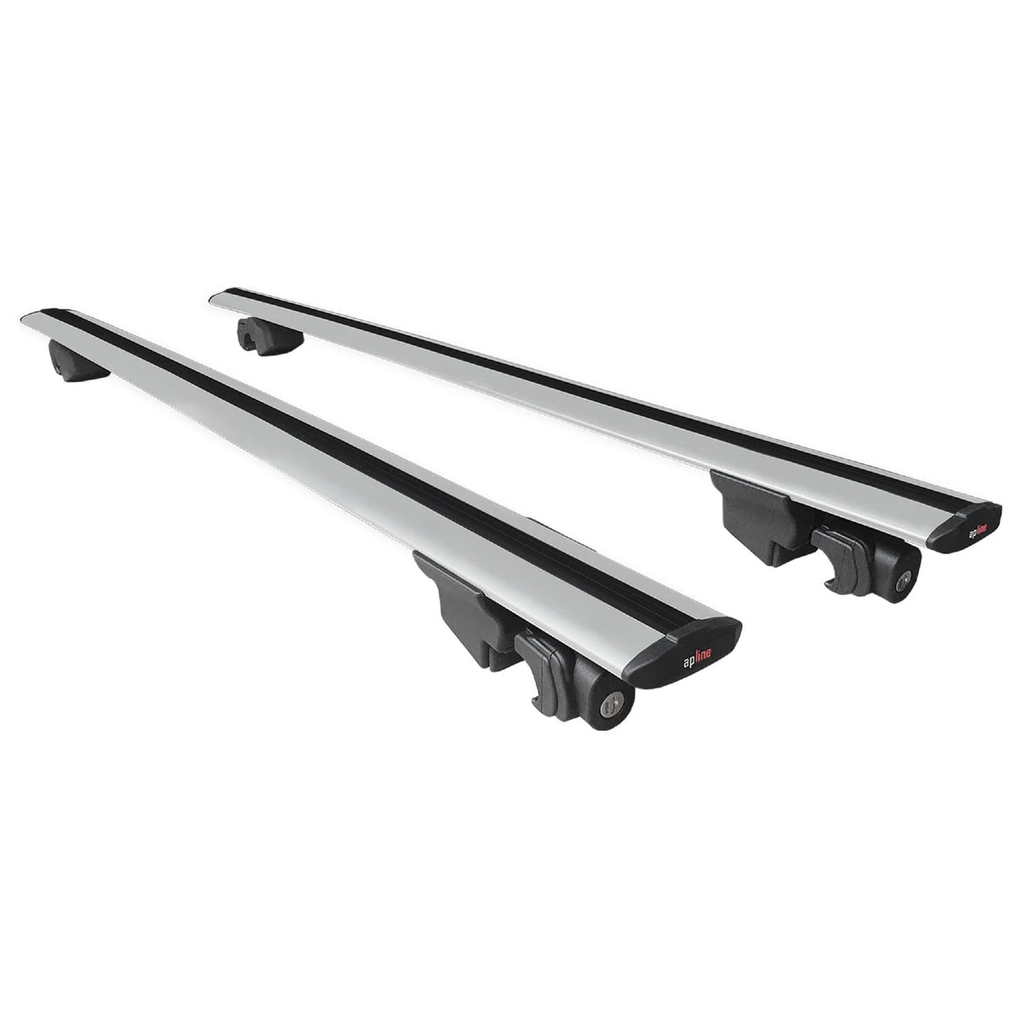 Compatible with Subaru Forester 3 (SH) 2008-2013 HOOK Model Car Roof Rack Cross Bar Grey Aluminium 2 Bars