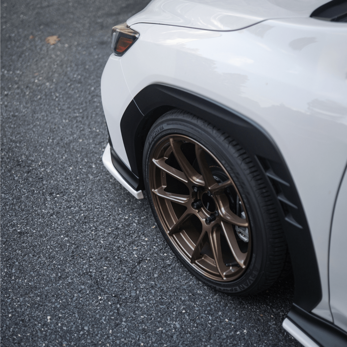 JDMuscle [22-26 WRX] 3-Piece Front Lip - OE+ Style Paint Matched