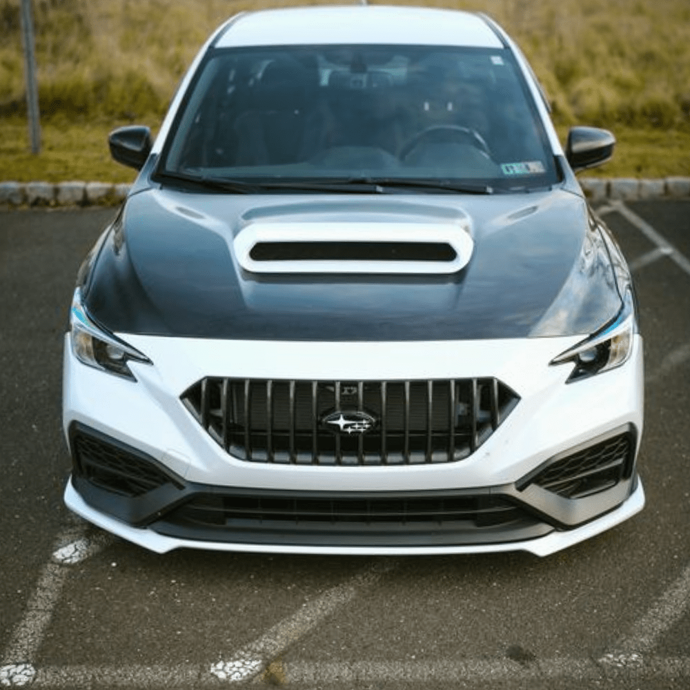 JDMuscle [22-26 WRX] Carbon Fiber Front Bumper Grille - Amuga Style
