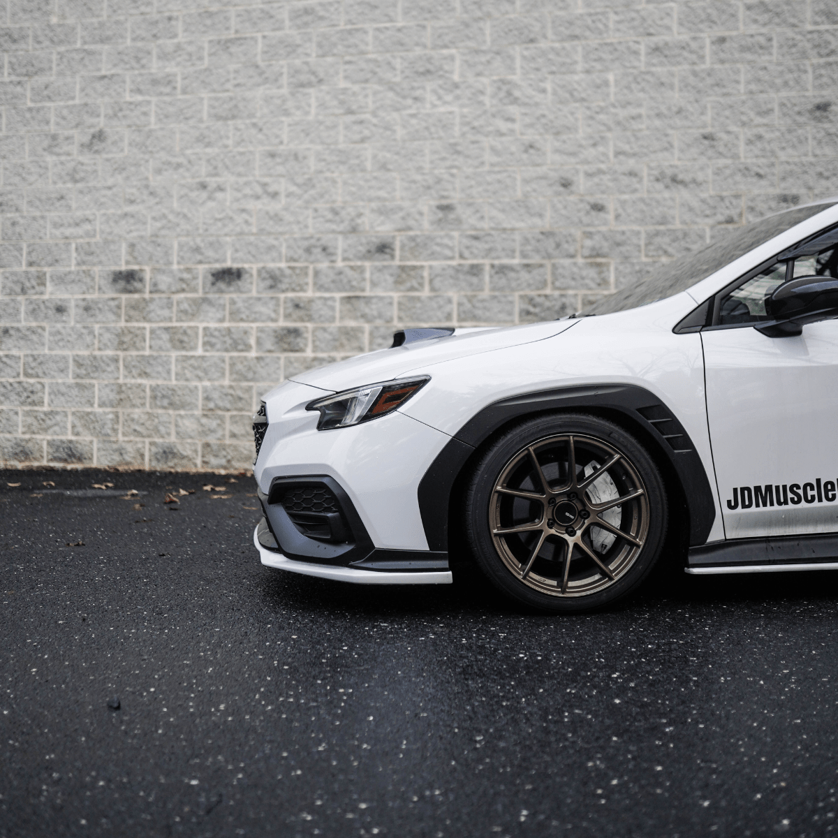 JDMuscle [22-26 WRX] OE+ Style Carbon Fiber Hood Scoop