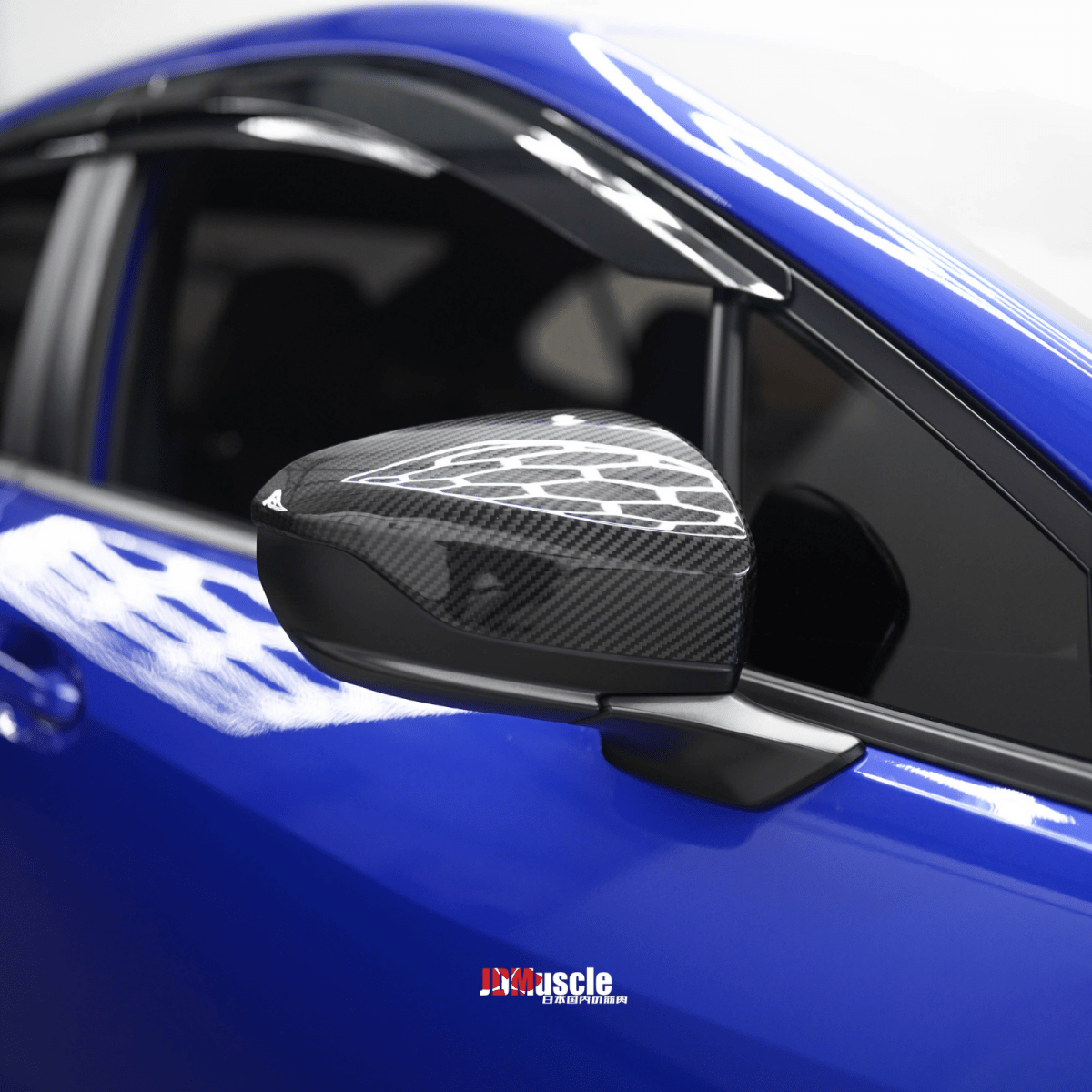 JDMuscle [22-26 WRX] Carbon Fiber Side Mirror Covers