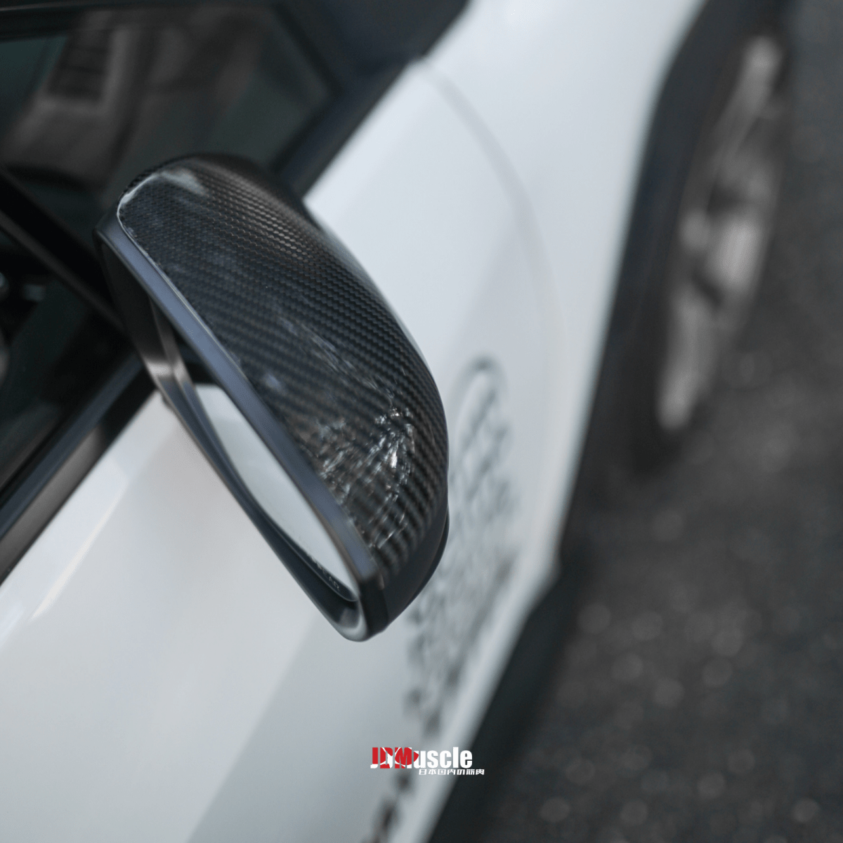 JDMuscle [22-26 WRX] Carbon Fiber Side Mirror Covers