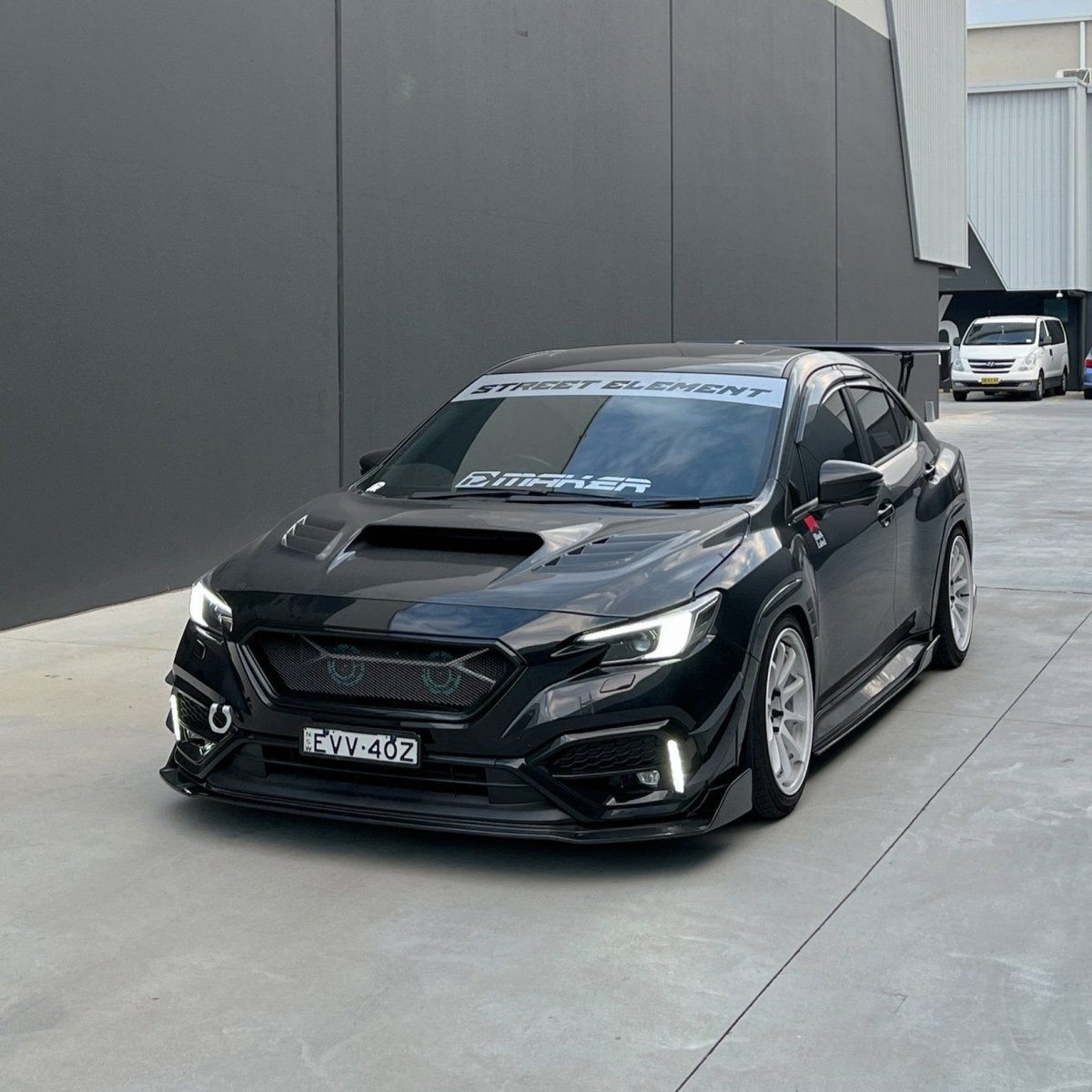 JDMuscle [22-26 WRX] CS Style V1 Front Bumper Grille | Paint Matched/Gloss Black