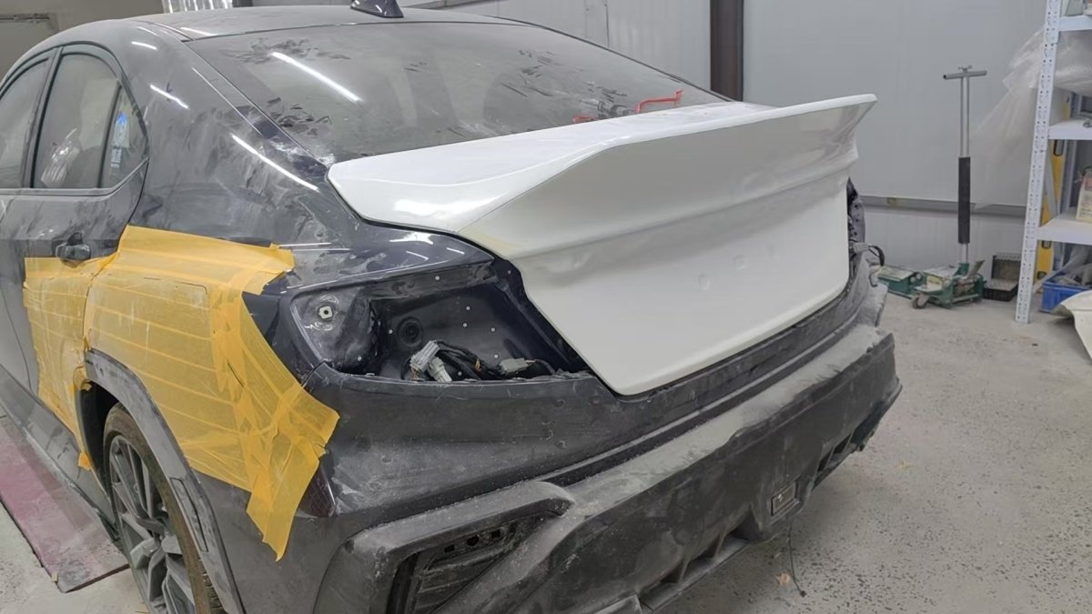 JDMuscle [22-26 WRX] Pre-Preg Carbon Fiber Duckbill Trunk V1