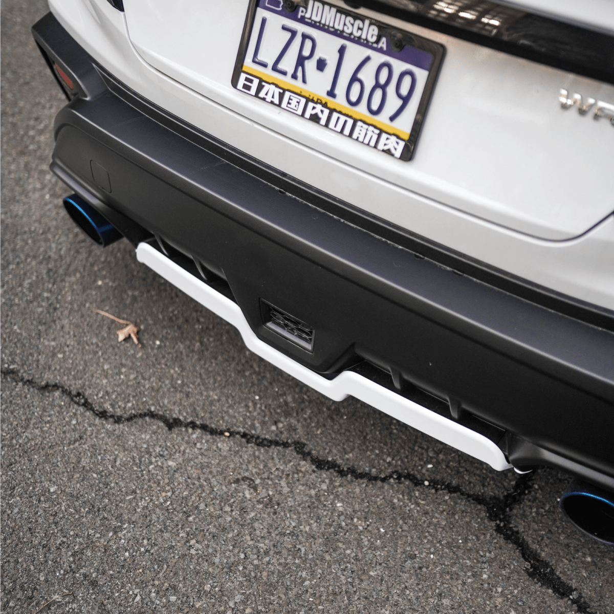 JDMuscle [22-26 WRX] Rear Diffuser V1 | Paint Matched / Gloss Black / Cherry Red